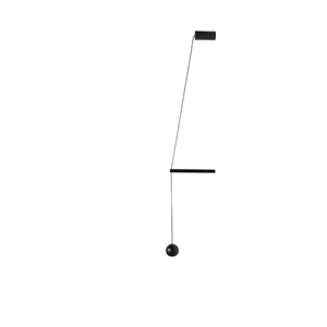 Estiluz Kompass Wandlampe 1 3000K Schwarz