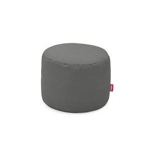 Fatboy Point Pouf Aus Recyceltem Canvas, Anthrazitgrau