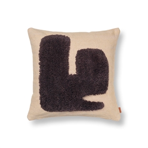 Ferm Living Lay Pillow Sand/ Dunkelbraun