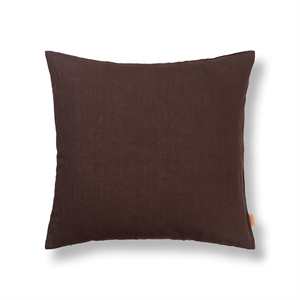 Ferm Living Leinenkissen Schokolade