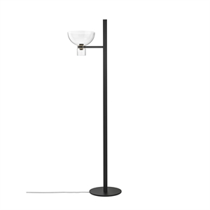 Flos Nocturne F1 Schalen Stehlampe Schwarz