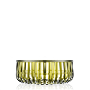 Kartell PANIER Korb Dunkelgrün