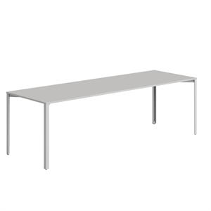 +Halle Grid Tisch 80x240 Hellgrau