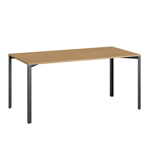 +Halle Grid Tisch 80x160 Eiche/ Schwarz