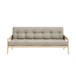 Karup Grab Sofa mit 5-lagiger Matratze 914 Leinen/Roh