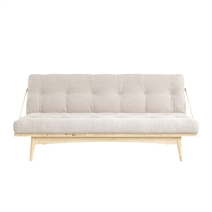 Karup Folk Sofa mit 5-lagiger Matratze 510 Elfenbein/Roh
