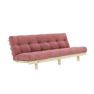 Karup Lean Schlafsofa 130x200 Raw/516 Sorbet Rosa