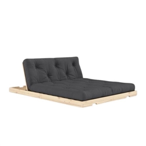 Karup Flip Schlafsofa 140x200 Raw/734 Dunkelgrau