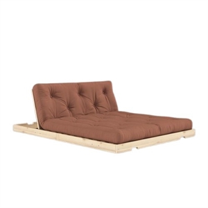 Karup Klapp-Schlafsofa 140x200 Roh/759 Tonbraun