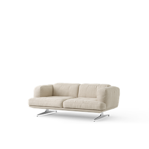 &Tradition Inland AV22 2-Sitzer-Sofa Ton 0011/poliertes Aluminium