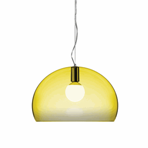 Kartell FL/Y Pendelleuchte Gelb Mittel
