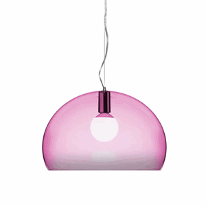 Kartell FL/Y Pendelleuchte Kardinalrot Mittel