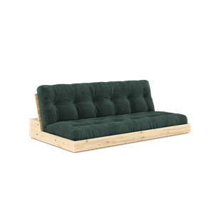 Karup Design Lampensockel Schlafsofa mit 5-lagiger Matratze, Klar/Algen