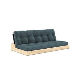 Karup Design Lampensockel Schlafsofa mit 5-Lagen-Matratze Nachtschwarz/Hellblau