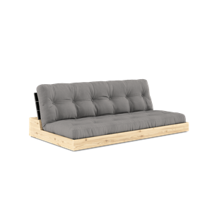 Karup Design Lampensockel Schlafsofa mit 5-Lagen-Matratze Nachtschwarz/ Grau