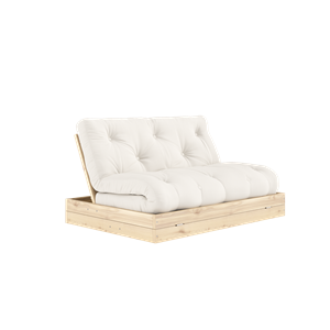 Karup Design Flip Schlafsofa mit Matratze 140x200 Natur/Klar Lackiert