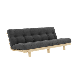 Karup Design Lean Sofa Sofa mit Alpha Matratze 130x200 Anthrazit/Roh