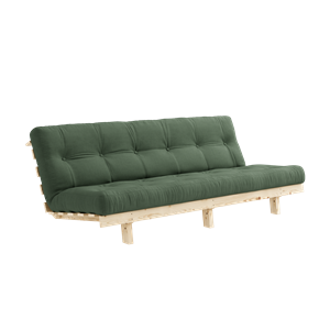 Karup Design Lean Sofa Sofa mit Alpha Matratze 130x200 Olivgrün/Roh