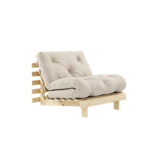 Karup Design Roots Schlafsofa M. Matratze 90x200 747 Beige/Kiefer