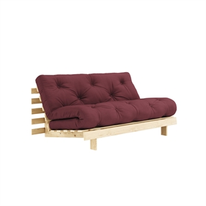 Karup Roots Schlafsofa 160x200 Raw/710 Bordeaux