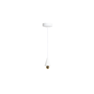 Petite Friture CHERRY LED- Pendelleuchte Extra Klein Weiß