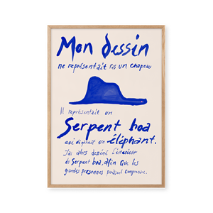 Peléton Le Petit Prince Blau 70x100 Poster