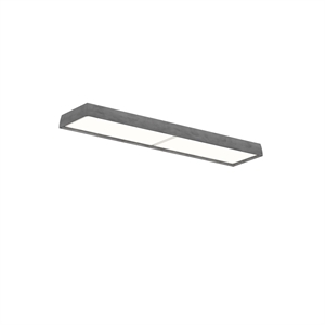 Louis Poulsen LP Slim Deckenleuchte Opal Diffusor 3000K & Dali Dark Raw Aluminium