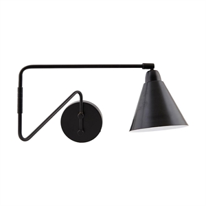 House Doctor Game Wandlampe Lang Schwarz