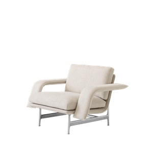 &Tradition Meantime AV29 Sessel Sofa Poliertes Aluminium/Ecriture 0210