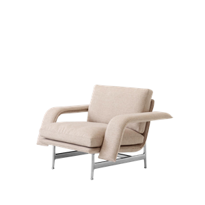 &Tradition Meantime AV29 Sessel Sofa Poliertes Aluminium/ Hallingdal 0220