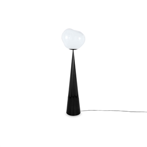 Tom Dixon Melt Cone Fat Stehlampe Opal/ Schwarz