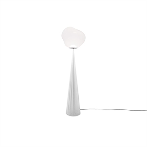 Tom Dixon Melt Cone Fat Stehlampe Opal/ Silber