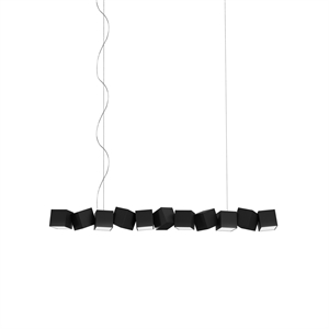 Oblure Blockchain 11 Pendelleuchte Schwarz