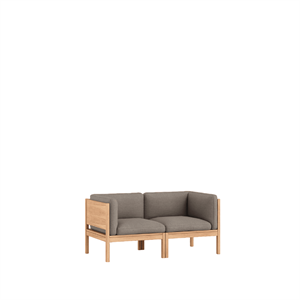 MOEBE Modulares 2-Sitzer-Sofa mit Seiten Autum 331