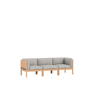 Modulares 3-Sitzer-Sofa MOEBE mit Seitenteilen Autum 101