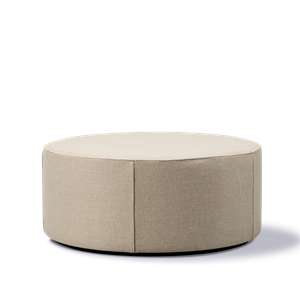 Fredericia Furniture Mono Pouf Ø90 Grand Leinen Natur