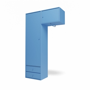 Montana Selection Kleiderschrank II mit Kleiderstange 154-Azur