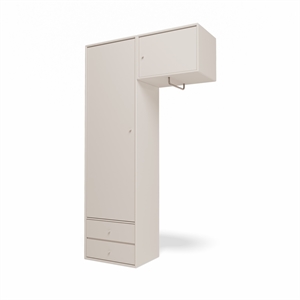 Montana Selection Kleiderschrank II mit Kleiderstange 168-Clay