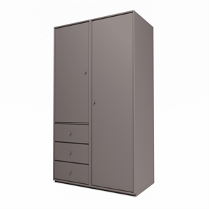 Montana Selection Kleiderschrank Attire III mit Sockel 35-Kaffee