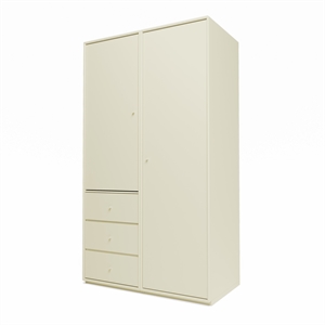 Montana Selection Kleiderschrank III mit Sockel 150-Vanille