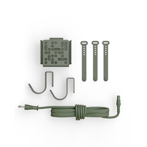 Sockelmontage-Set Moosgrün