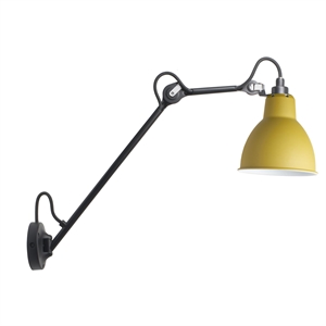 Lampe Gras N122 Wandlampe Schwarz/ Gelb – DCWéditions
