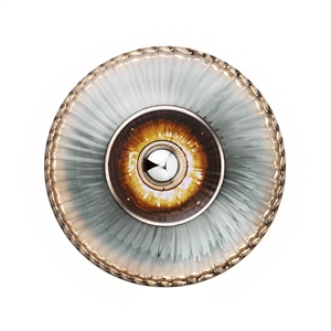 Design by Us New Wave Optic XL Wandleuchte Rauchfarbig