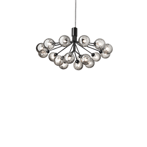 Nuura Apiales 18 Kronleuchter Satin/Optischer Schwarz
