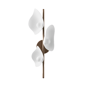 Nuura Florii 3 Wandlampe Bronze/ Weiß