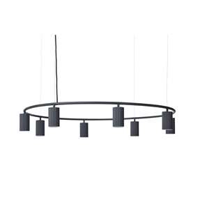 Pholc Donna Circle 100 Pendelleuchte Schwarz