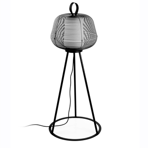 Faro NARA Opalweiß Stehlampe Matt/Schwarz