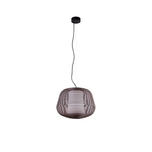Faro NARA Outdoor Pendelleuchte Rostbraun/ Opalweiß