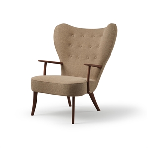 Warm Nordic Pragh Sessel Barnum 04/Nussbaum Walnuss
