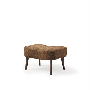 Warm Nordic Pragh Pouf Schaffell Drake/Geräucherte Geölte Eiche